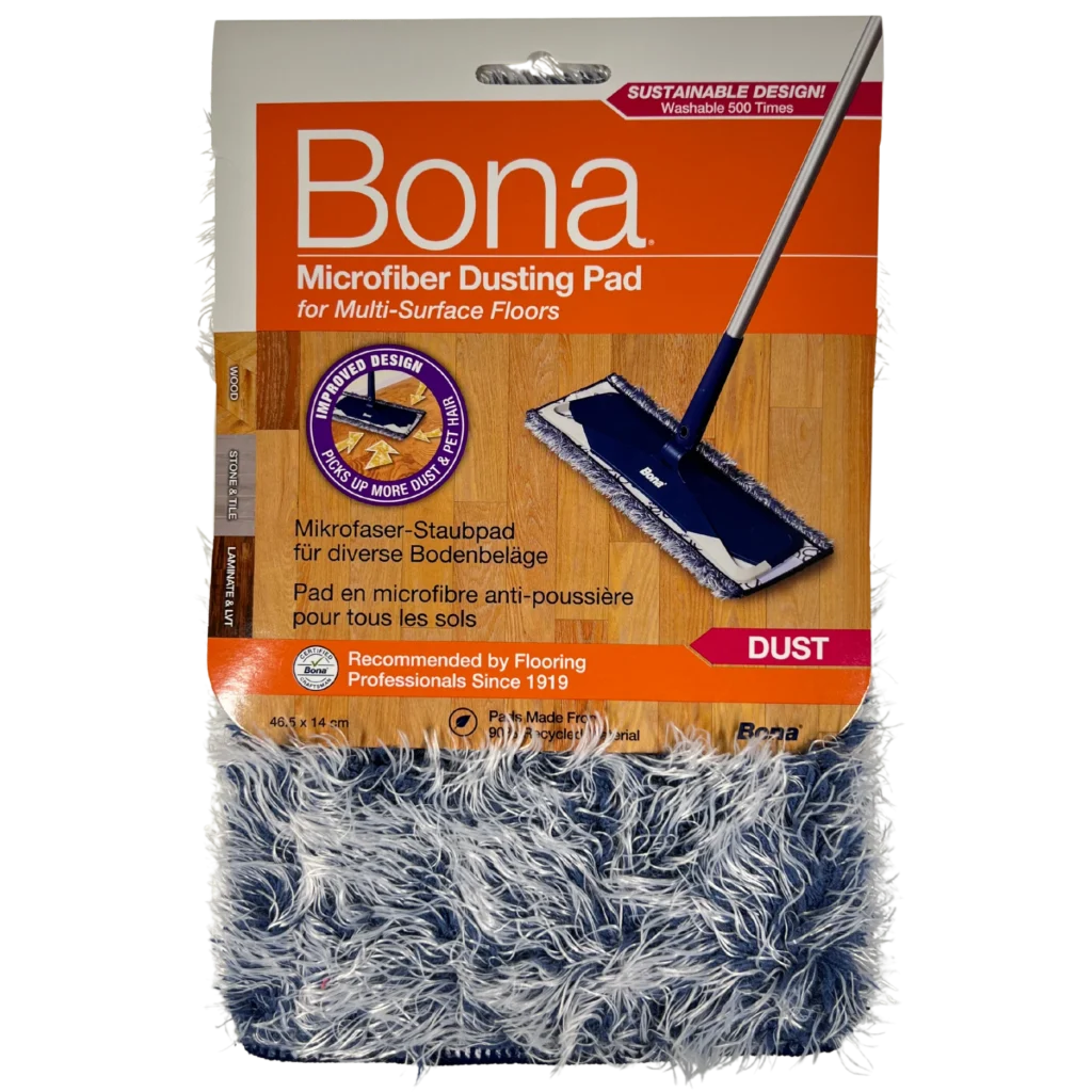 Bona Microfaser Staub-Pad Vorderseite der Verpackung