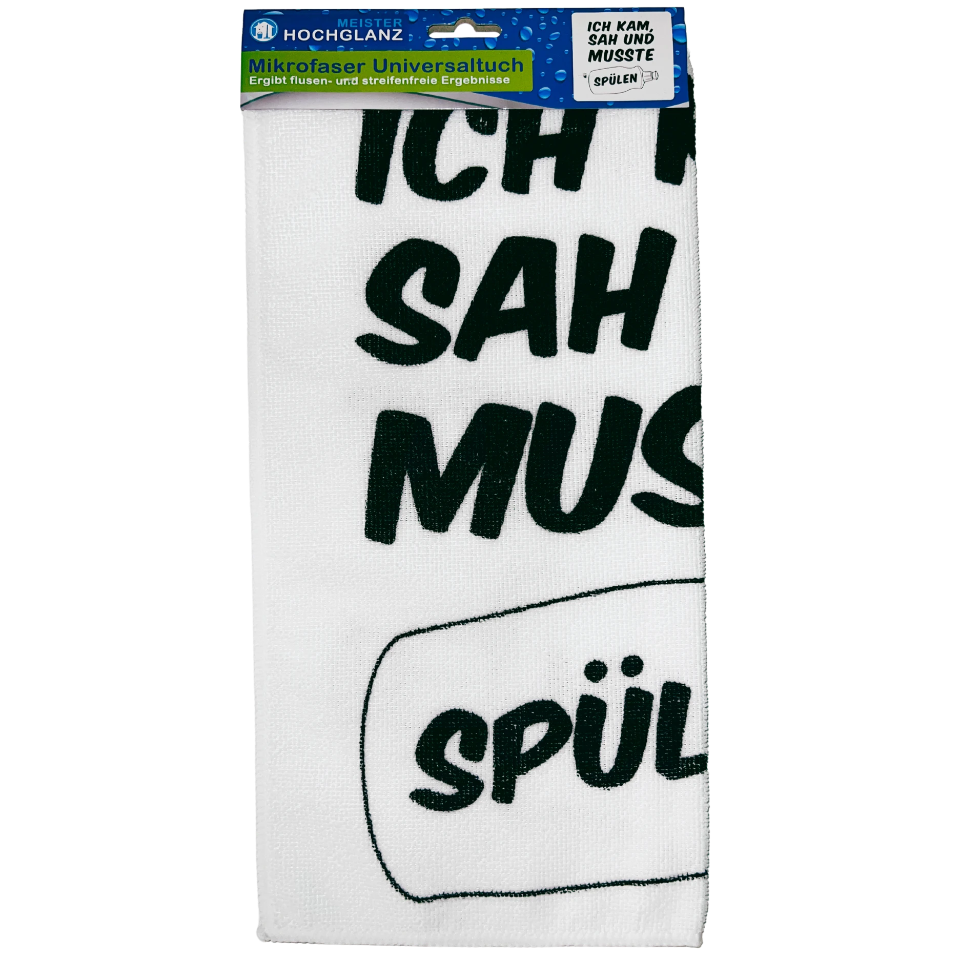 Microfaser Geschirrtuch mit Sprüchen