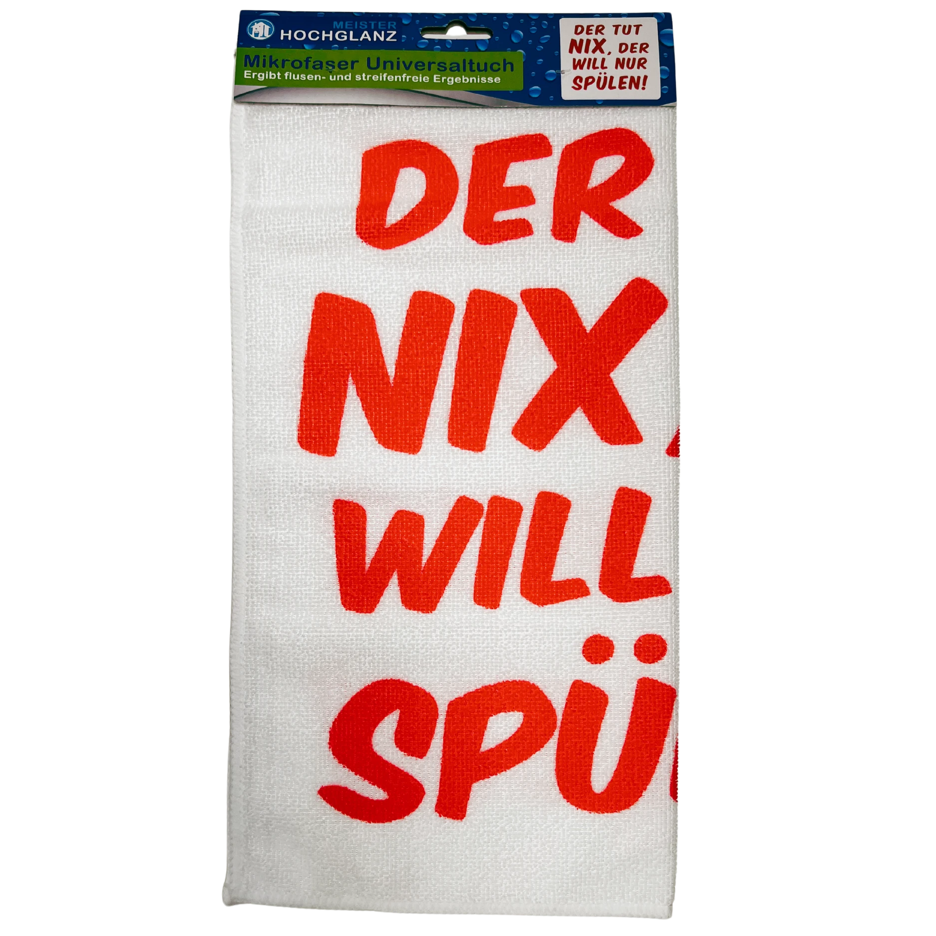 Microfaser Geschirrtuch mit Sprüchen