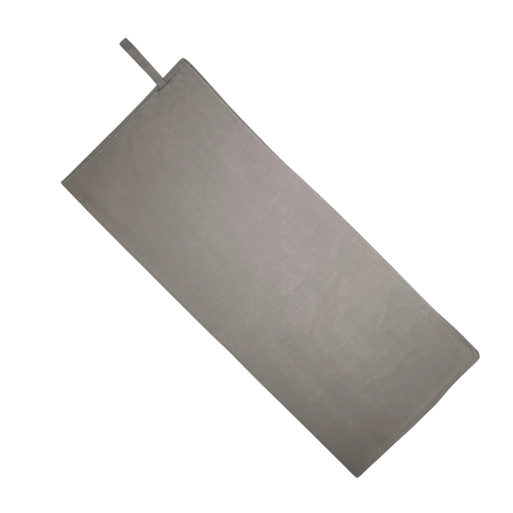 Microfaser Sporthandtuch grau