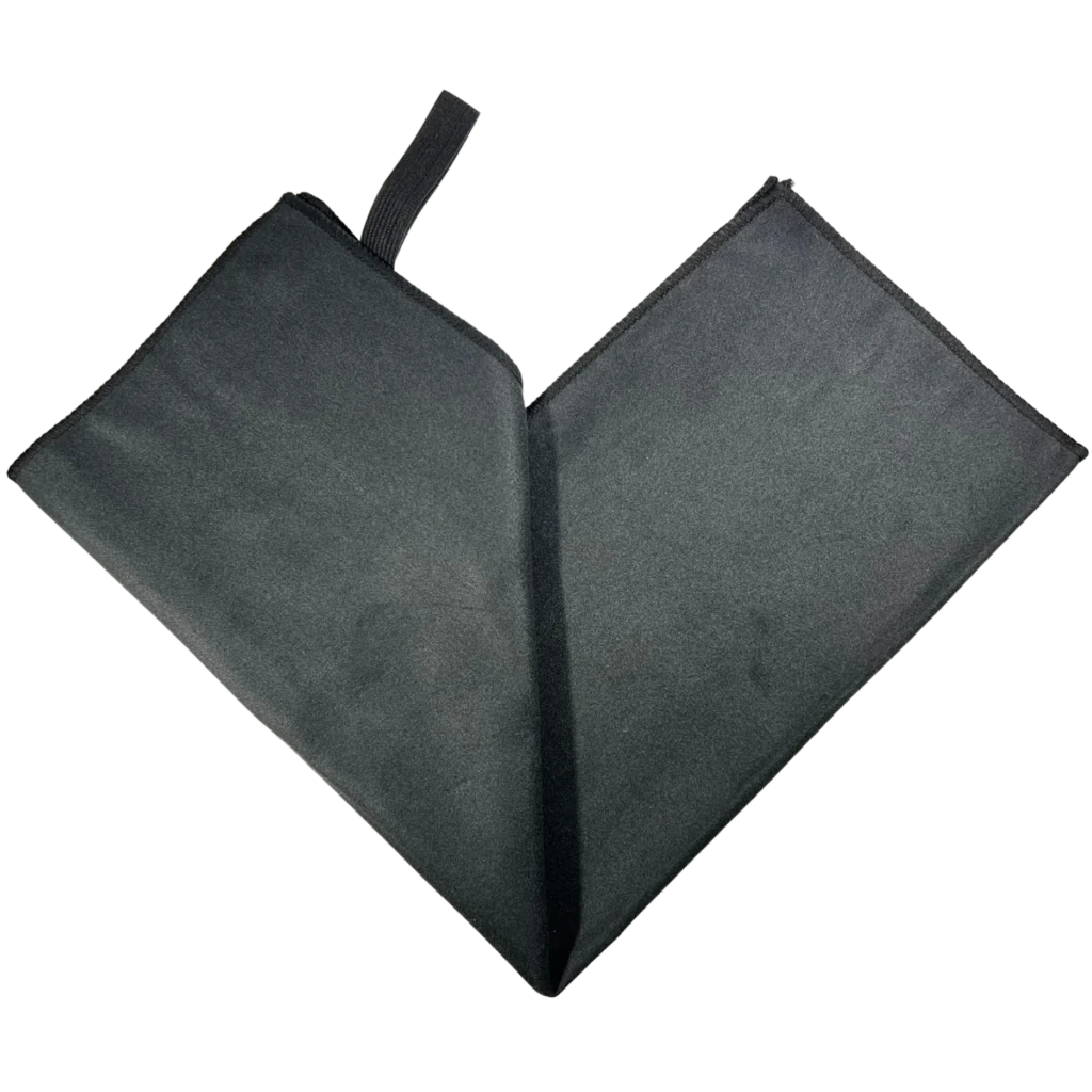 Mikrofaser Sporthandtuch schwarz