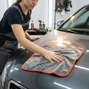 Microfasertuch Autopflege 40x40 Einsatz